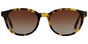 Park West S - T53 Light Turtle Matte Brown Gradient Lens