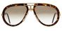 642/3 - T62 Havana & Gold Brown Gradient Lens