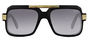 663/3 - T56 Matte Black & Gold Grey Gradient Lens