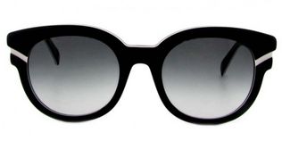 Emmanuelle Khanh EK1990 - T51 Noir et blanc Grey gradient lens