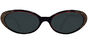 4176 Grace Strass - T52 Aubergine Vert