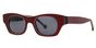 Mose - T40 Red on Black Matte Blue Lenses