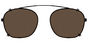 PO3007C CLIP - T48 Matt Brown Crystal Crystal gradient gray