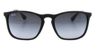 Ray Ban RB4187 Chris - T54 Black Rubber Crystal Gray Gradient Lens 3