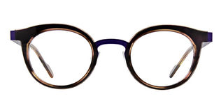 Anne&valentin Fragola - T42 Tortoise dark and purple temples 